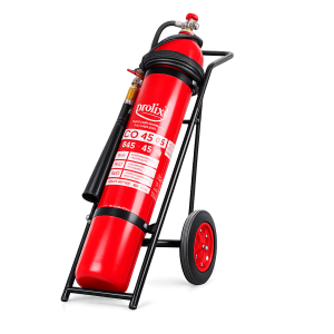 Home 7 Prolix 45kg Carbon Dioxide Wheeled Extinguisher – Premium Safety Kit