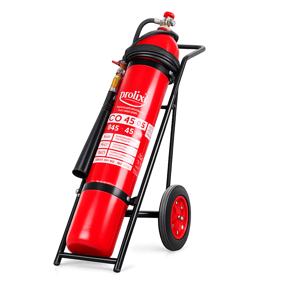 Prolix 45kg Carbon Dioxide Wheeled Extinguisher – Premium Safety Kit 1 Prolix 45kg Carbon Dioxide Wheeled Extinguisher – Premium Safety Kit